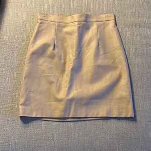 Bardot Faux leather mini skirt. Tan. AUS 6/ US 4. XS